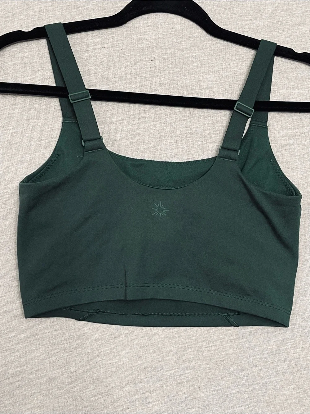 Aerie Forest Green Support Crop Bra